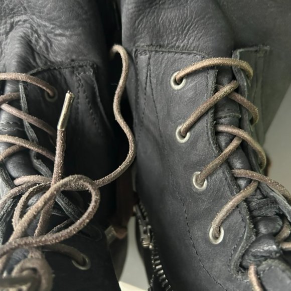 ALL SAINTS Leather Boots Size 11.5 (Used) - Picture 11 of 13